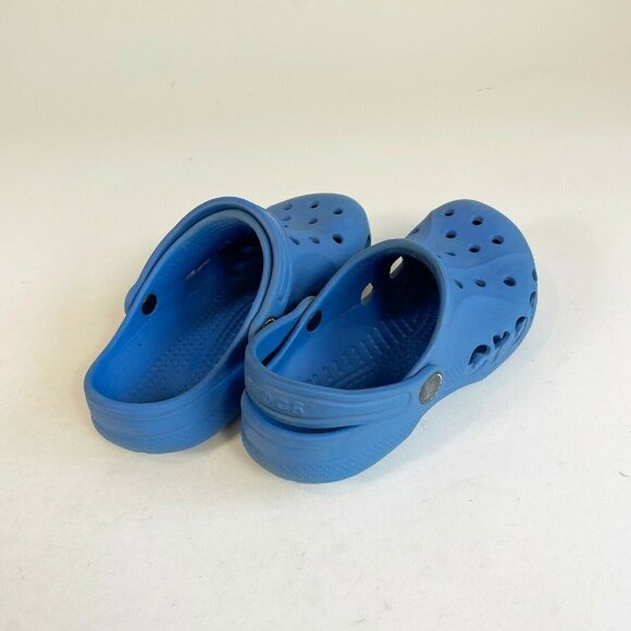 Crocs Youth Baya Classic Clog Blue Size 12/13 Waterproof Comfort Outdoor Sandal - Picture 4 of 7